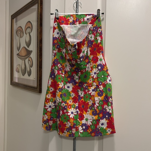 Peppermayo Floral Strapless Dress mini back zipper new with tags - Picture 4 of 6